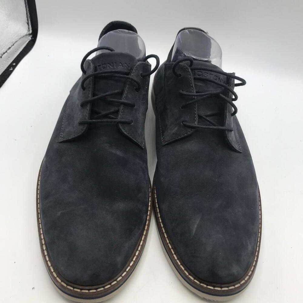 Bostonian Commonwealth Mens SZ 11  Plain Oxford Shoe Blue 16501 No Insoles  Blue